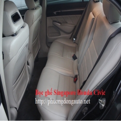 Phương đông Auto Bọc ghế da Singapore HONDA CIVIC | Khuyến mãi sàn da + Dọn nội thất